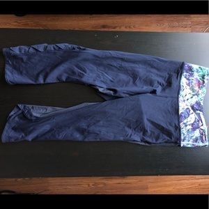 lululemon athletica Pants - Navy lululemon crops lululemon athletica Pants - Navy lululemon crops